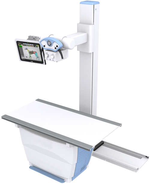 Sliding column xray system